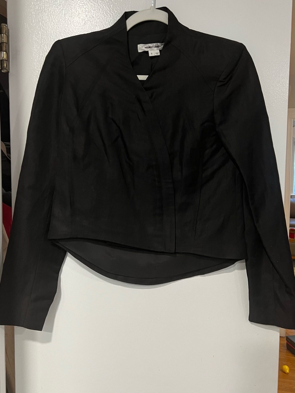 Helmut Lang Black Cropped Blazer